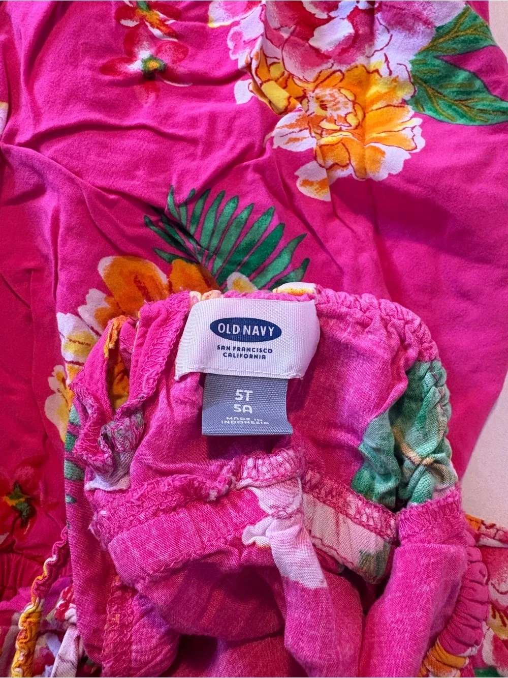 Old Navy bright floral